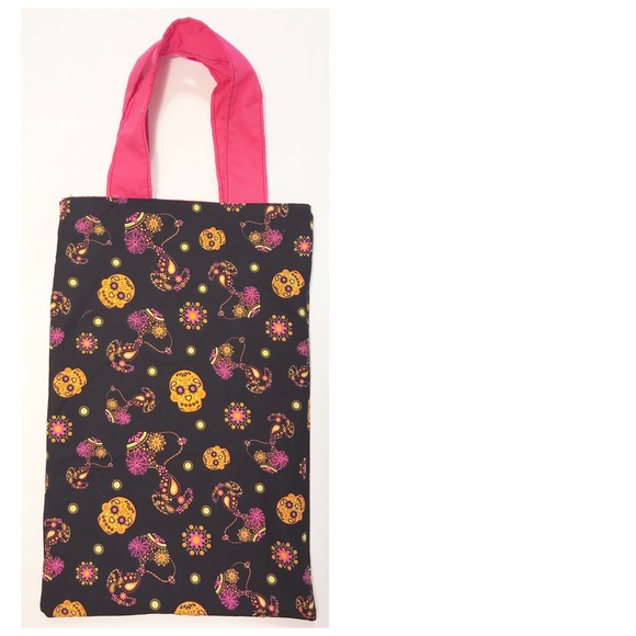 Handmade Halloween trick or treat tote bag purse - Picture 1 of 3